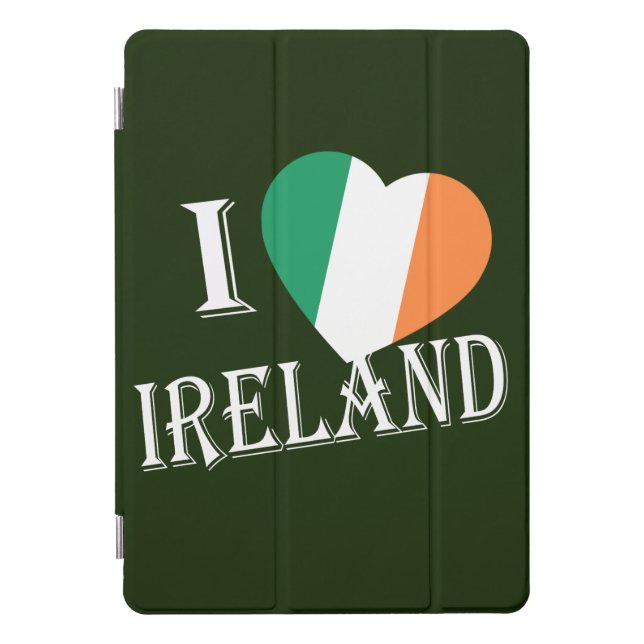 I Heartflag Ireland wt ipacnt iPad Pro Cover (Front)