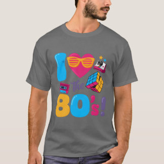 I Hearthe 80s Classic 80s Retro Vintage 1980 frien T-Shirt
