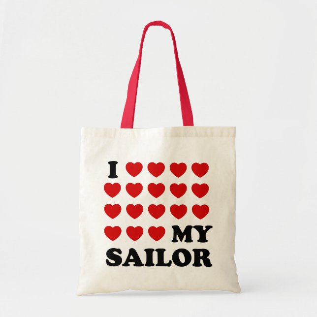 I (hearts) my Sailor Tote Bag (Front)