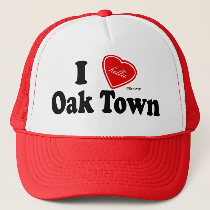 I Hella Love Oak Town Mesh Hat