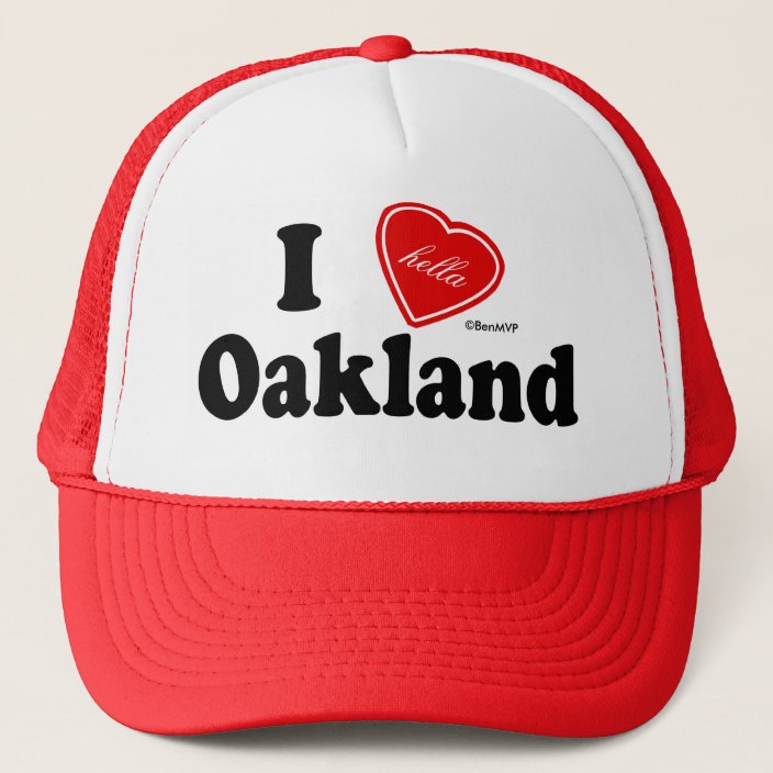 I Hella Love Oakland Mesh Hat