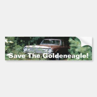 I Helped Save The Goldeneagle of Old Orchard Beach Bumper Sticker