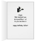 I Herd it Was Your Birthday Sister Holstein Cow