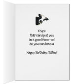 I Herd it Was Your Birthday Sister Holstein Cow (Inside (Right))