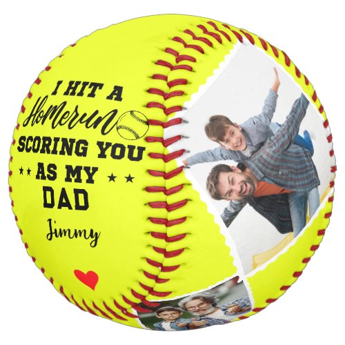 I Hit Homerun Scoring You As My Dad  Fathers Day Softball