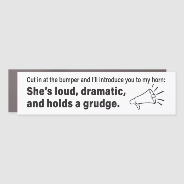 I Honk Car Magnet (Front)