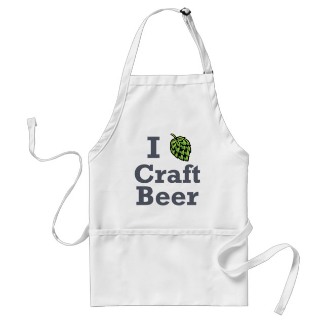 I [hop] Craft Beer Adult Apron (Front)