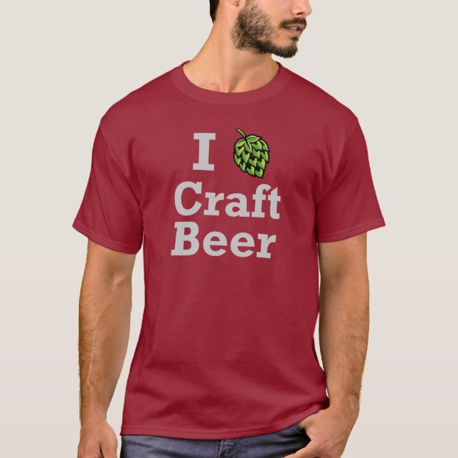 I [hop] Craft Beer T-Shirt (Front)