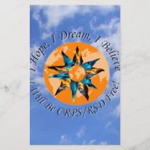 I Hope I Dream I Believe I will be CRPS RSD FREE L