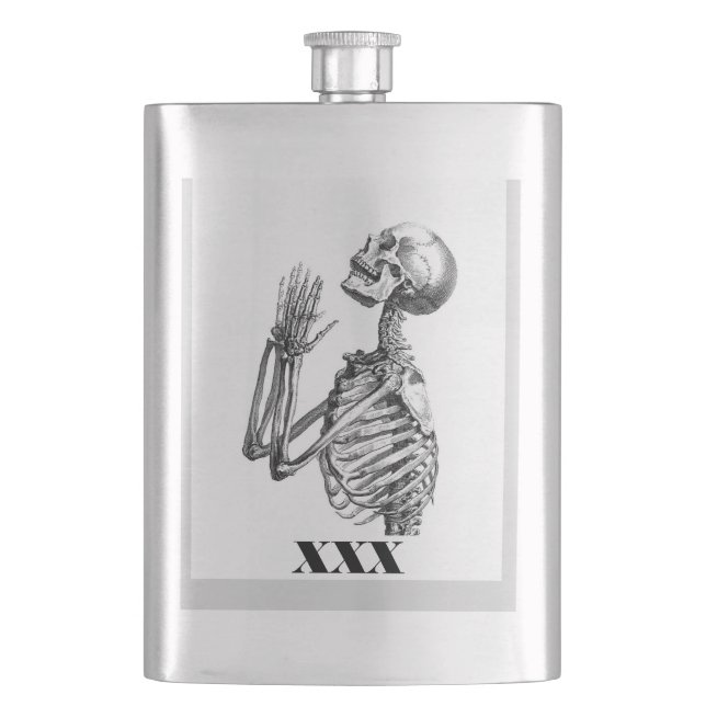 I Hope This Doesn't Kill Me Flask (Front)