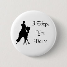 I Hope You Dance Dressage Horse Pin