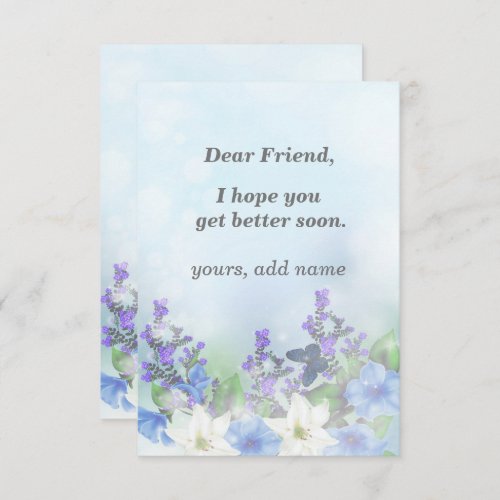 I Hope You Get Better Soon Card