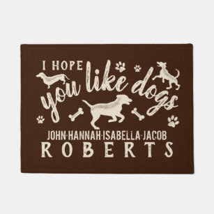 Dog Doormats Welcome Mats Zazzle