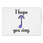 I Hope You Sing (Front Horizontal)