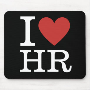 I ❤️ HR - HR. Department - Mousepad