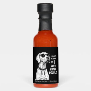 I Hug My Weimaraner So I Dont Choke People Funny D Hot Sauces