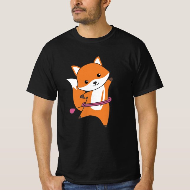 I Huller Cute Fox Funny Foxes T-Shirt (Front)