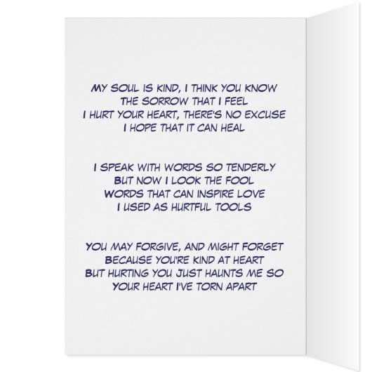 I hurt your heart (Inside (Left))