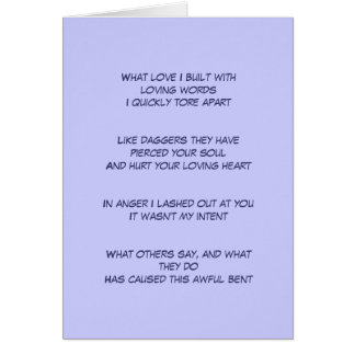 I hurt your heart cards