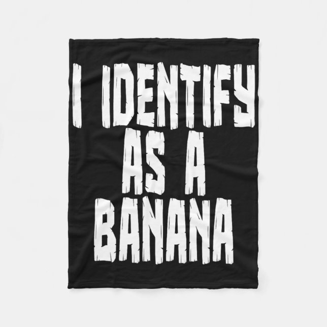 I Identify As A Nana - Men  Fleece Blanket (Front)