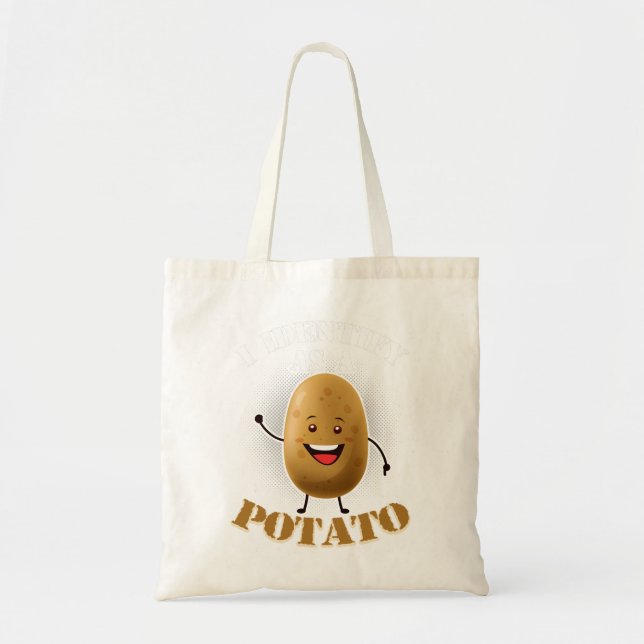 I Identify As A Potato Tote Bag (Front)