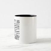 I Identify As Non-Bidenary - Anti-Biden Funny Two-Tone Coffee Mug (Center)