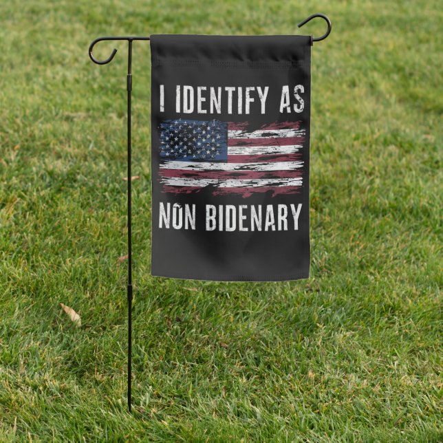 I Identify As Non Bidenary Patriot American Flag  (In SItu)