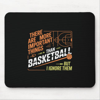 I Ignore Things More Important Than Sketll -  Mouse Pad