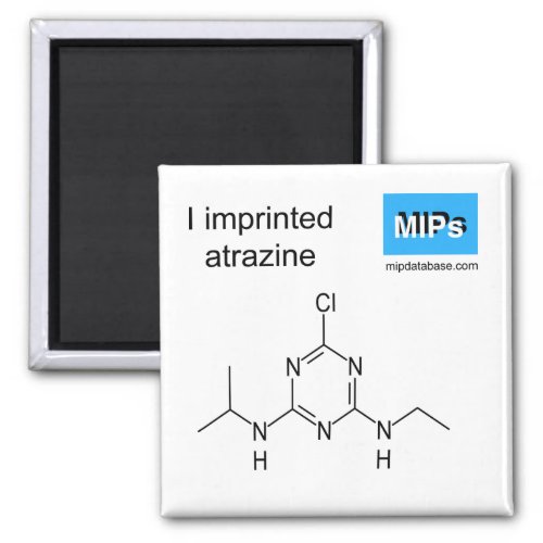 I imprinted atrazine magnet