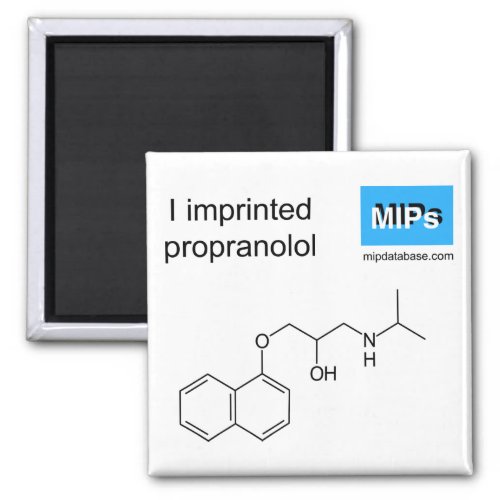 I imprinted propranolol magnet