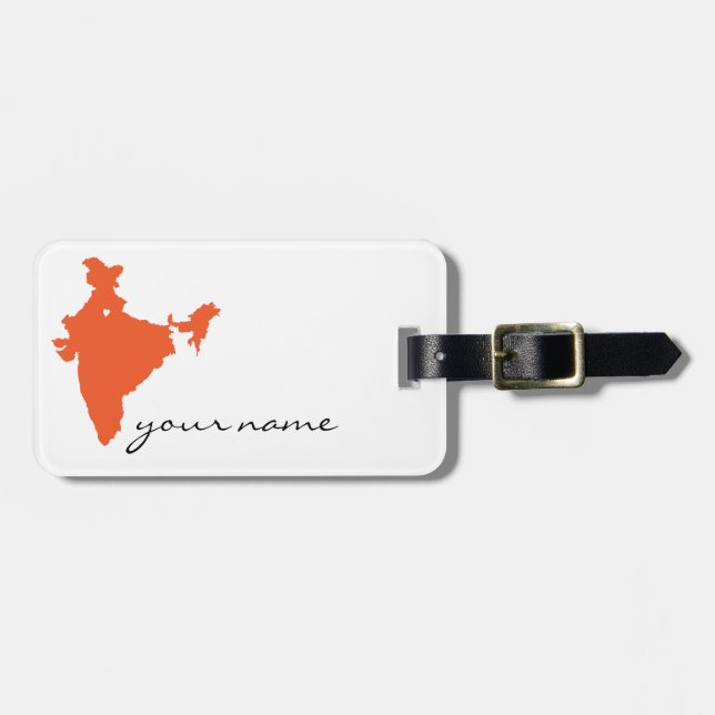 I ♥ India_luggage tag (Front Horizontal)