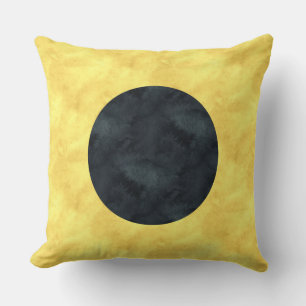 I India Watercolor Nautical Signal Maritime Flag Throw Pillow