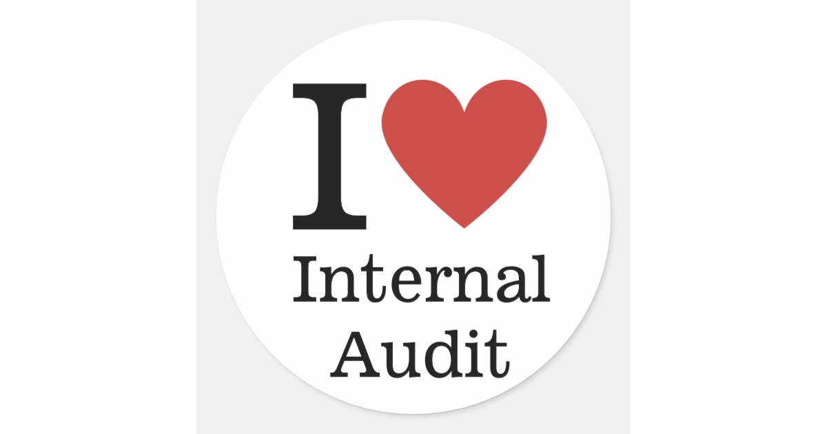 Internal Innformation Sticker I ️ Internal Audit for Employees CUSTOM Classic Round Sticker | Zazzle