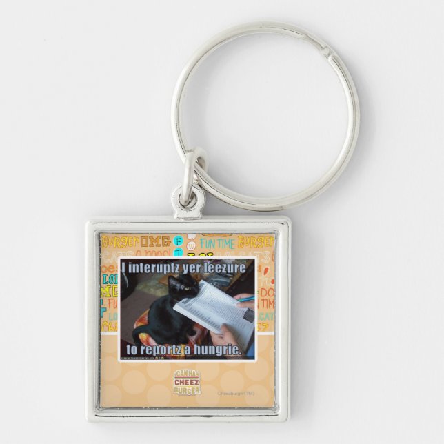 I interupt yer Leezure Keychain (Front)