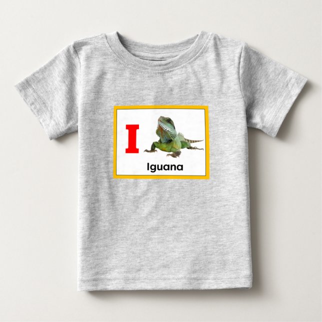 I is for Iguana Baby T-Shirt (Front)