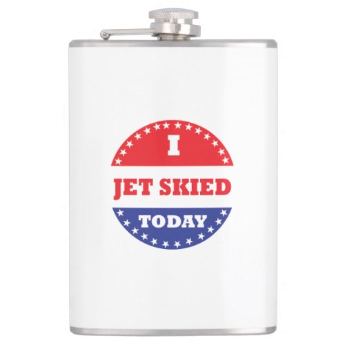 I Jet Skied Today Flask