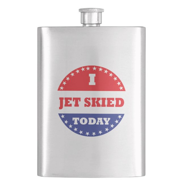 I Jet Skied Today Flask (Front)