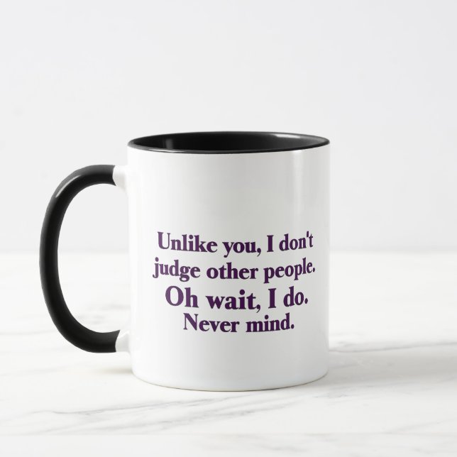 I judge others mug (Left)