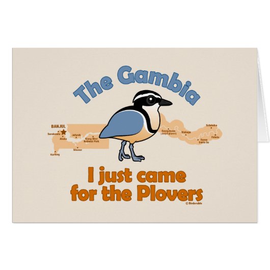 I Just Came for the Plovers Cards (Front Horizontal)