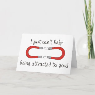 I Just Can't Help Being Attracted to You Holiday Card