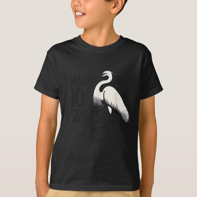 I Just Can't Tee Co. Funny I Have No Egrets Regret (Front)