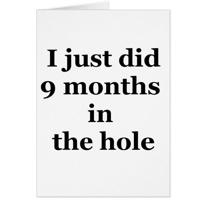 I just did 9 mons in the hole card