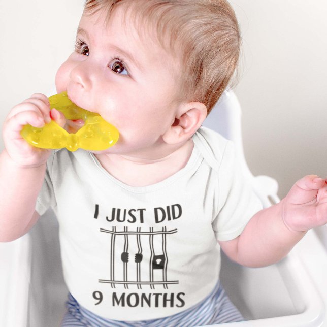 I Just Did 9 Months Baby Bodysuit (Creator Uploaded)