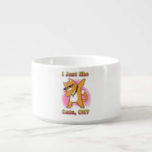 I Just Like Cats, OK Dabbing Cat Bowl