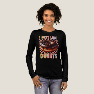 i just like donuts Tri-Blend shirt