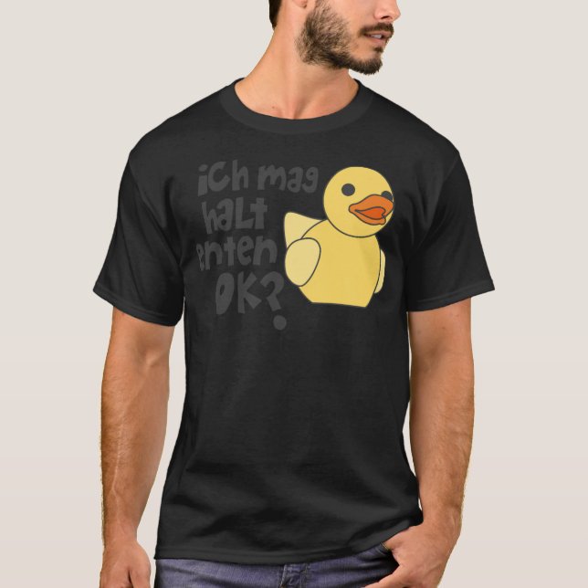 I just like ducks squeaker duck sweet fun bathing  T-Shirt (Front)