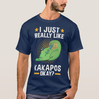 I just like Kakapo flightless parrot T-Shirt