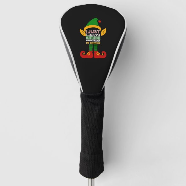 I Just Like Mountain Bike Mountain Biking Favorite Golf Head Cover (Front)