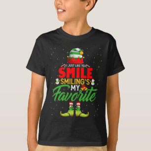 I Just Like To Smile Smilings My Favorite Christma T-Shirt