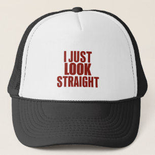 I Just Look Straight LGBT Gay Lesbian Pride Month Trucker Hat